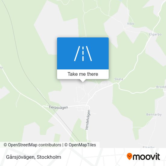 Gårsjövägen map