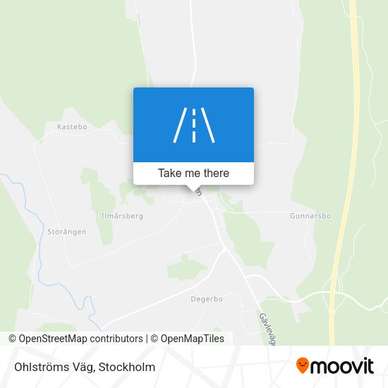 Ohlströms Väg map