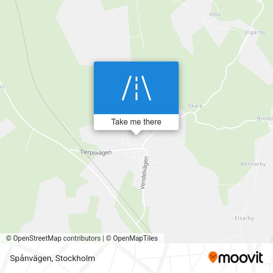 Spånvägen map