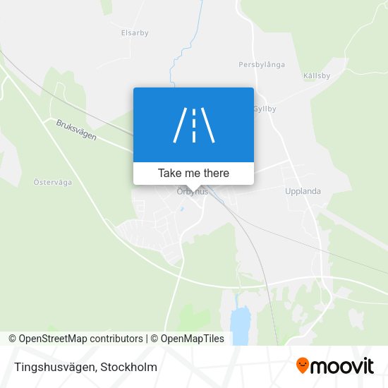 Tingshusvägen map