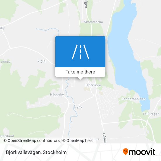 Björkvallsvägen map