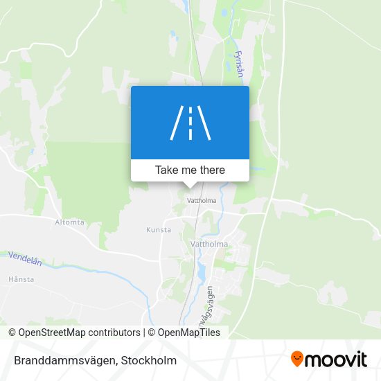 Branddammsvägen map