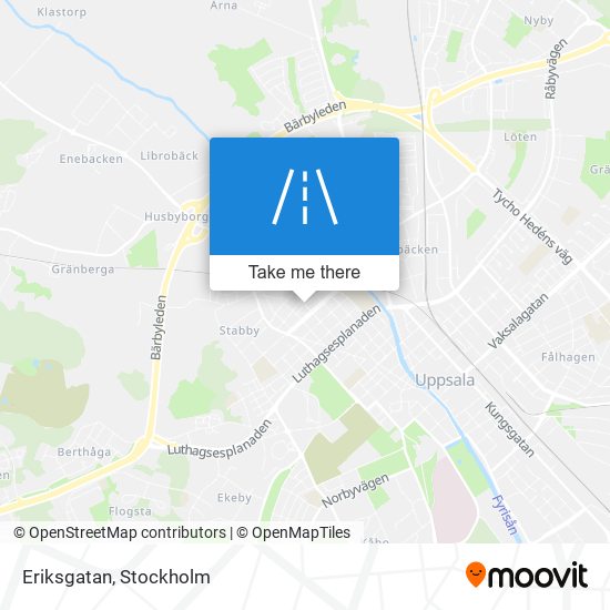 Eriksgatan map