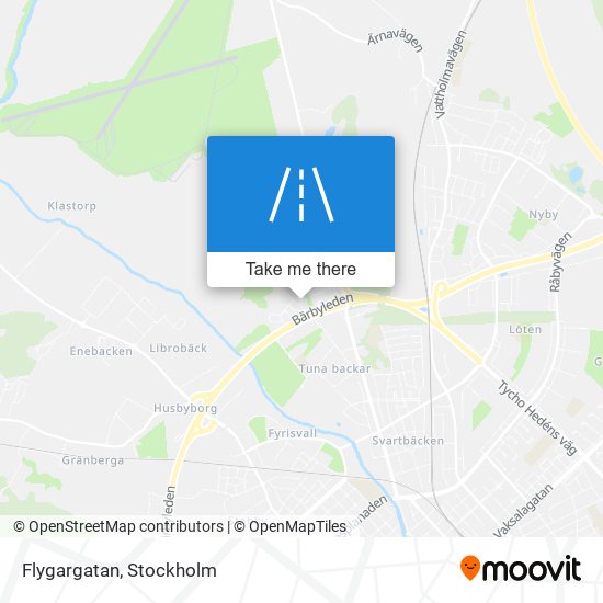 Flygargatan map