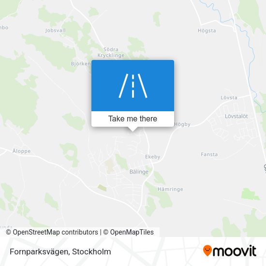 Fornparksvägen map