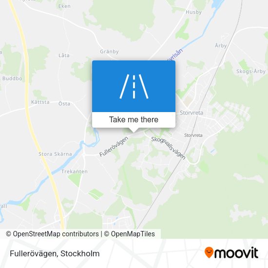 Fullerövägen map