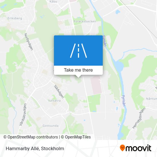 Hammarby Allé map