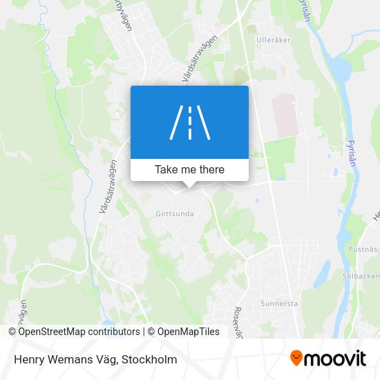 Henry Wemans Väg map