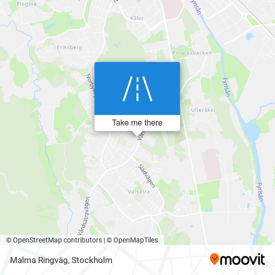 Malma Ringväg map