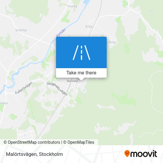 Malörtsvägen map