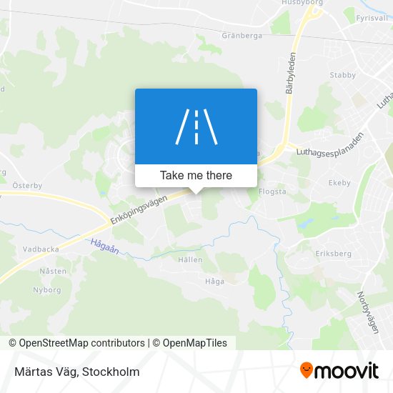 Märtas Väg map