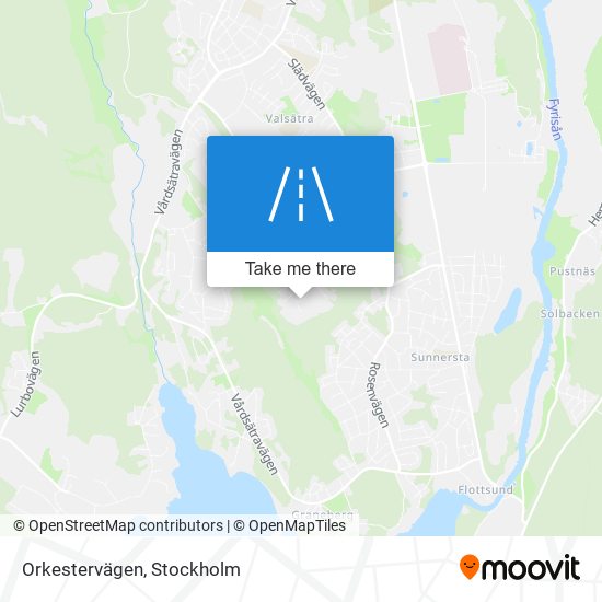 Orkestervägen map