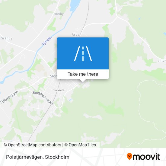 Polstjärnevägen map