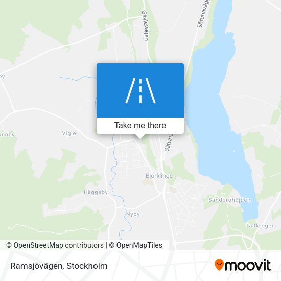 Ramsjövägen map
