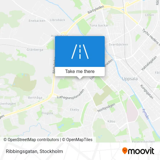 Ribbingsgatan map