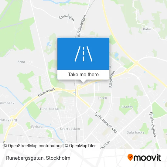 Runebergsgatan map