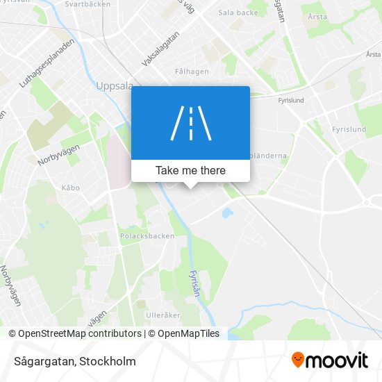 Sågargatan map