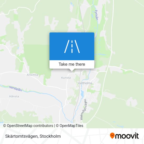 Skärtomtsvägen map