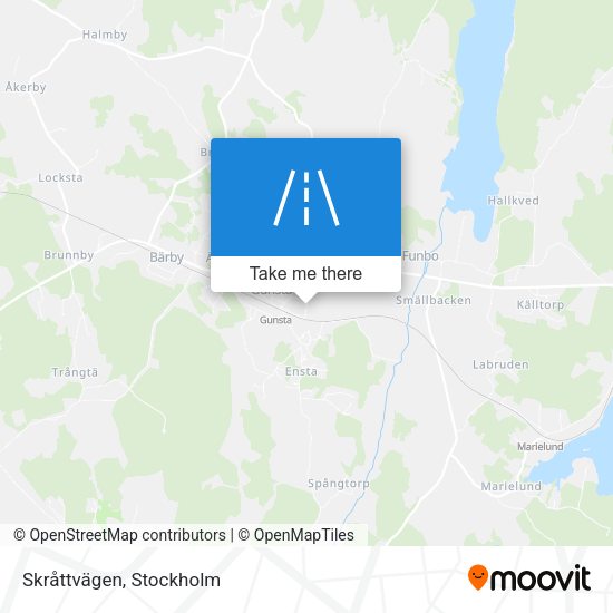 Skråttvägen map
