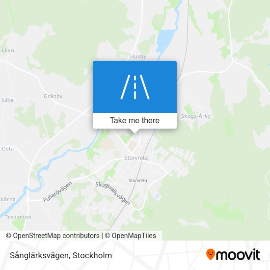 Sånglärksvägen map