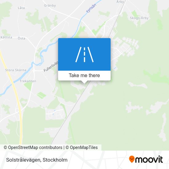 Solstrålevägen map