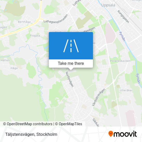 Täljstensvägen map