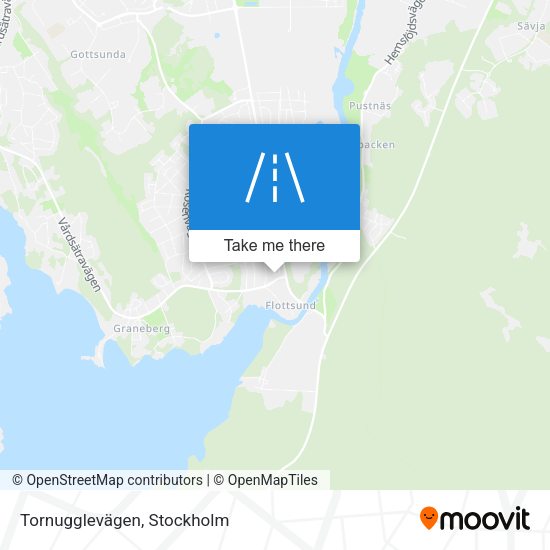 Tornugglevägen map