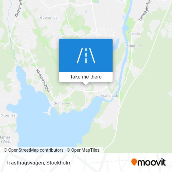 Trasthagsvägen map