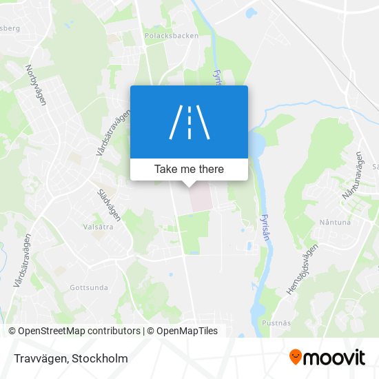 Travvägen map