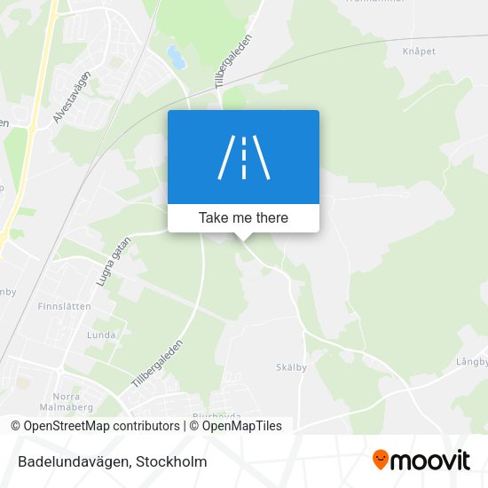 Badelundavägen map