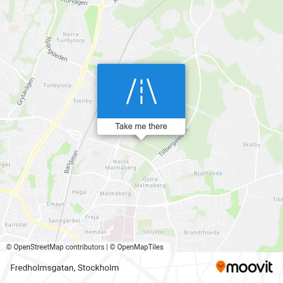 Fredholmsgatan map