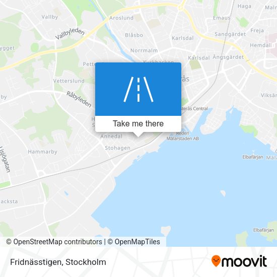 Fridnässtigen map