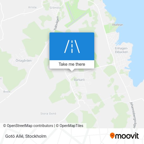 Gotö Allé map