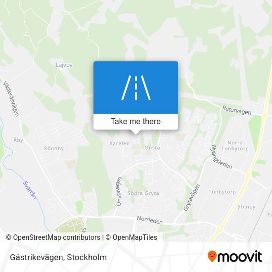 Gästrikevägen map