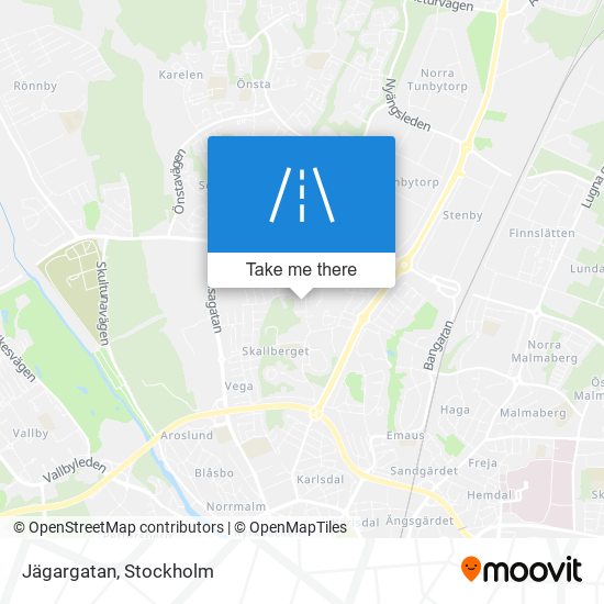 Jägargatan map