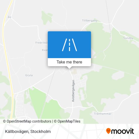 Källbovägen map