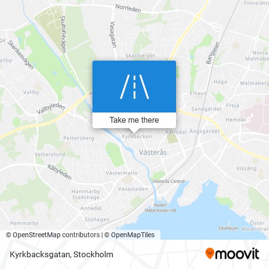 Kyrkbacksgatan map