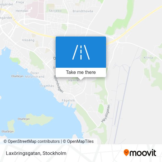 Laxöringsgatan map