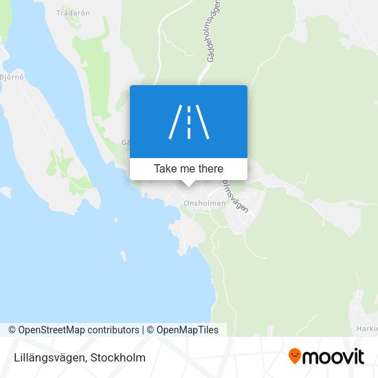 Lillängsvägen map