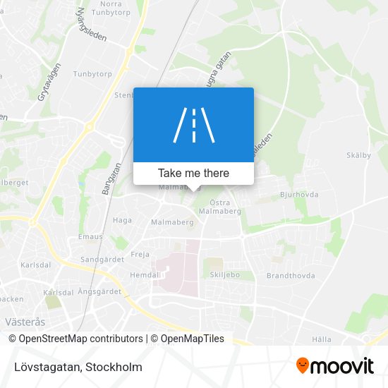 Lövstagatan map