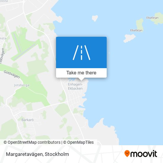Margaretavägen map
