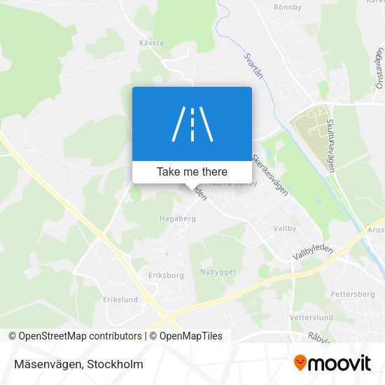 Mäsenvägen map