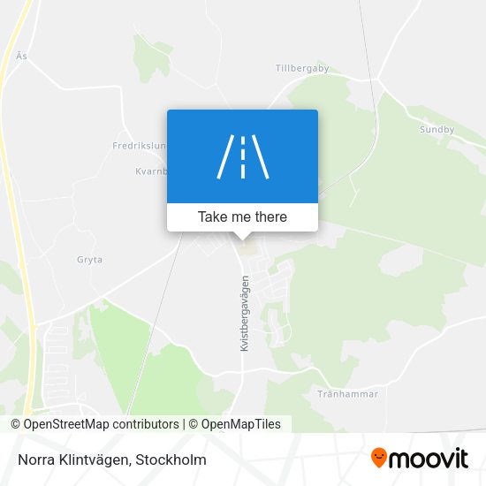 Norra Klintvägen map