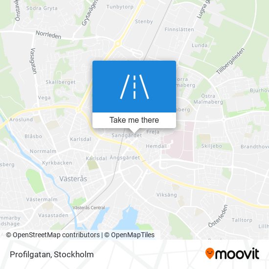 Profilgatan map