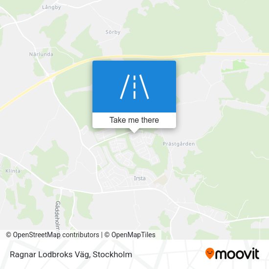 Ragnar Lodbroks Väg map