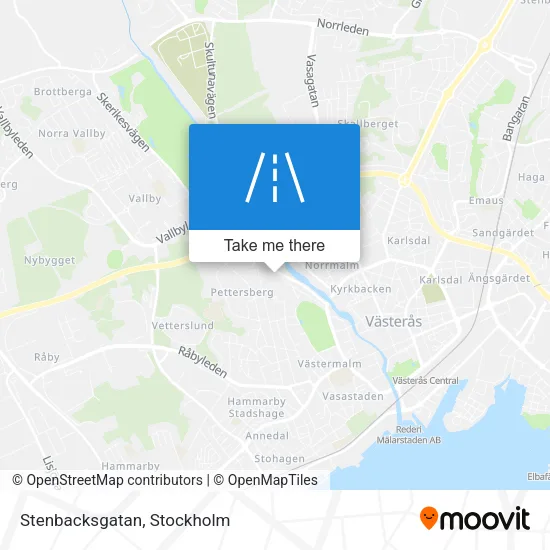Stenbacksgatan map