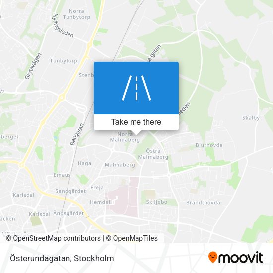 Österundagatan map