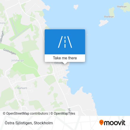 Östra Sjöstigen map