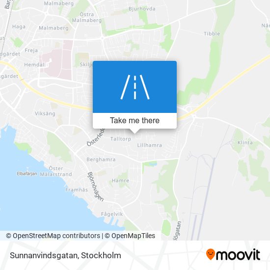 Sunnanvindsgatan map