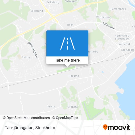 Tackjärnsgatan map